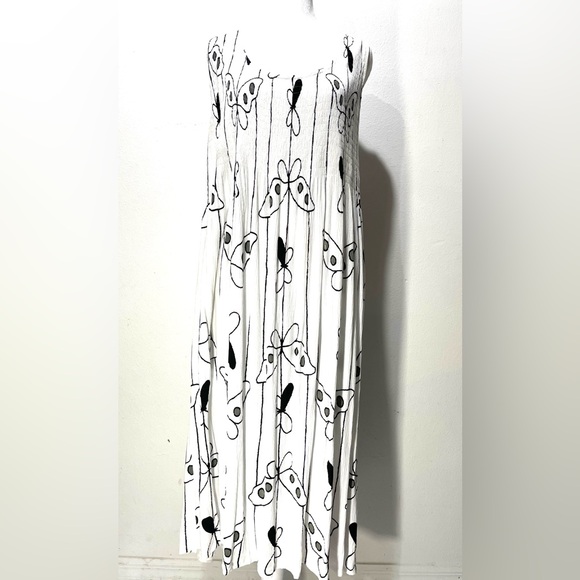 Mirror Image dress butterflies white casual beach resort summer Women’s XL - Picture 1 of 7